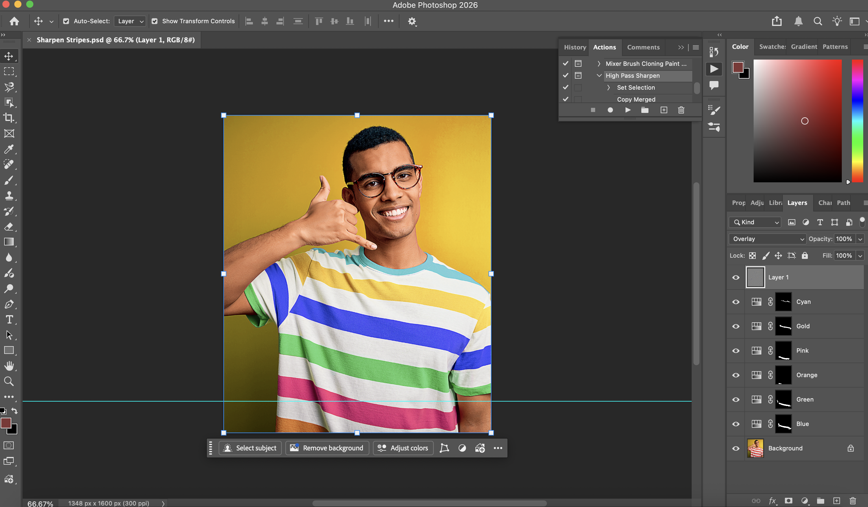 Sharpen Stripes